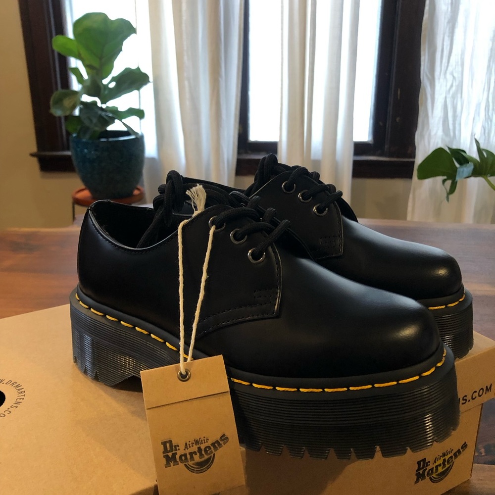 Dr. Martens 1461 Quad Black Polished Smooth